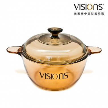 VISIONS 美国康宁晶彩透明锅套装组合 VS2.5/FL1.6（两件套）